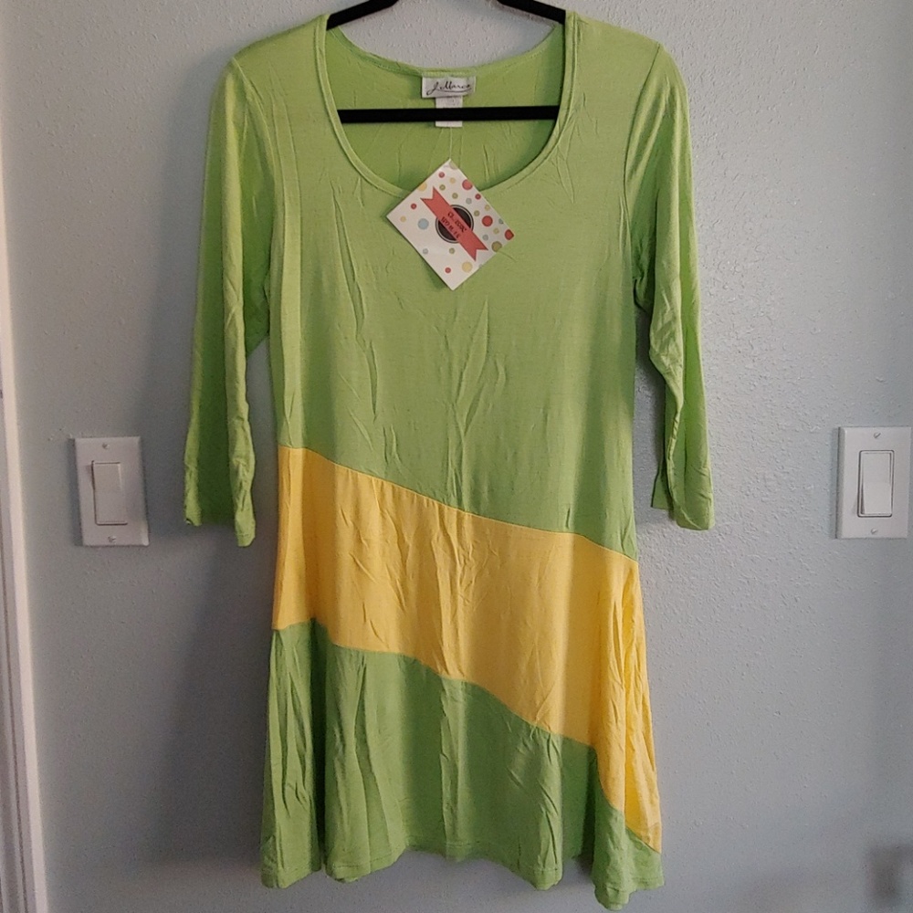 Green and Yellow Dress